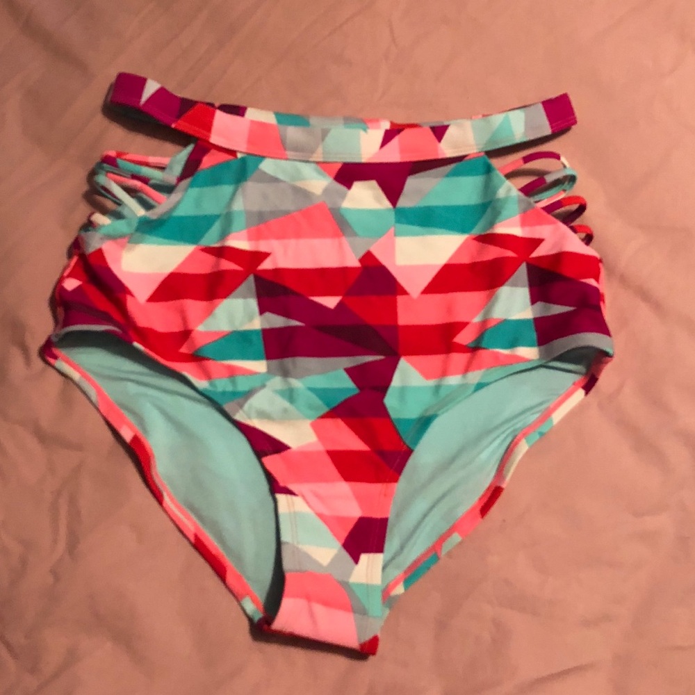 Forever 21+ High Wasted Swim Bottoms